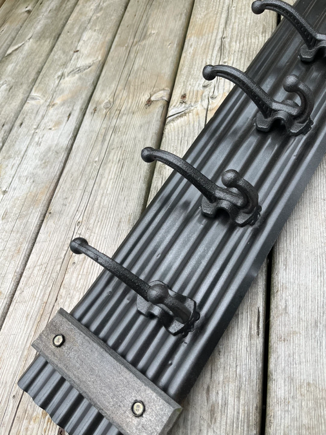 Metal Coat Rack with 5 Hooks - photo 5