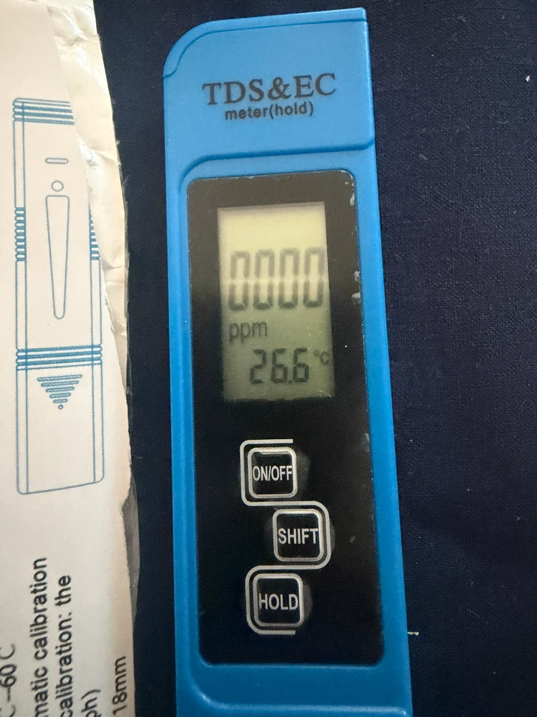 Yellow pH Meter and Blue TDS & EC Meter - photo 3