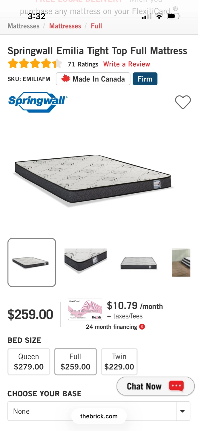 Double Mattress, bed frame, and sheet set