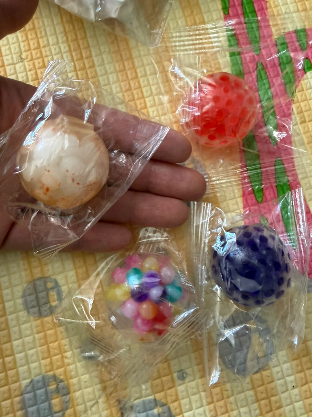 Set of 4 Squishy Stress Balls ⚽️ - photo 2