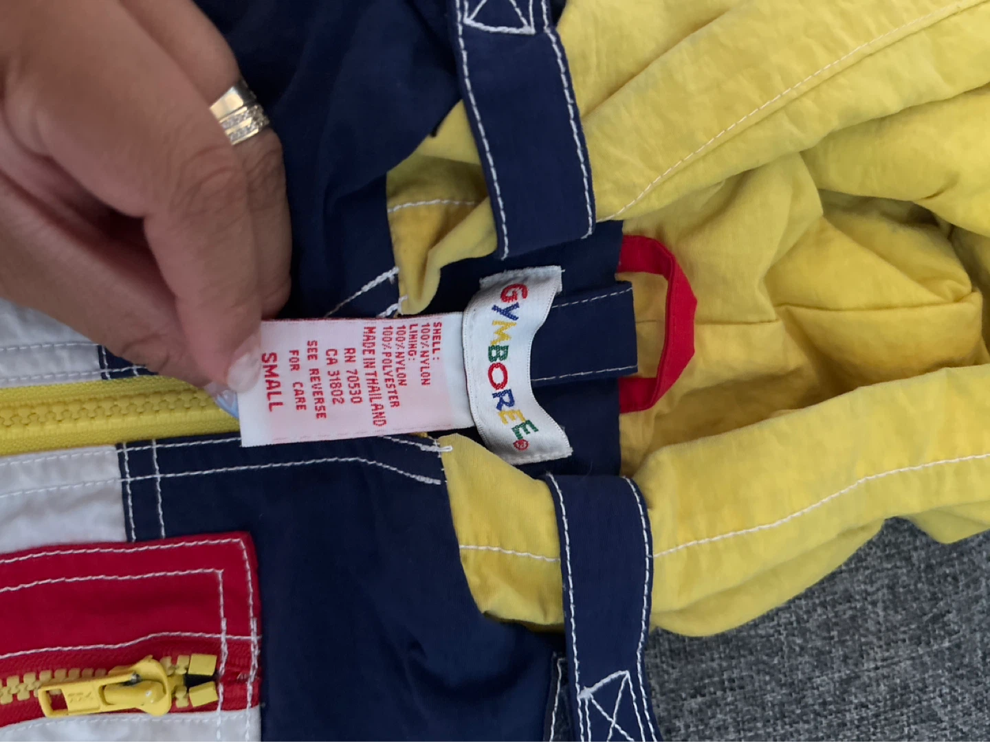 Gymboree Colorblock Hooded Jacket Size Small⚽️ - photo 4