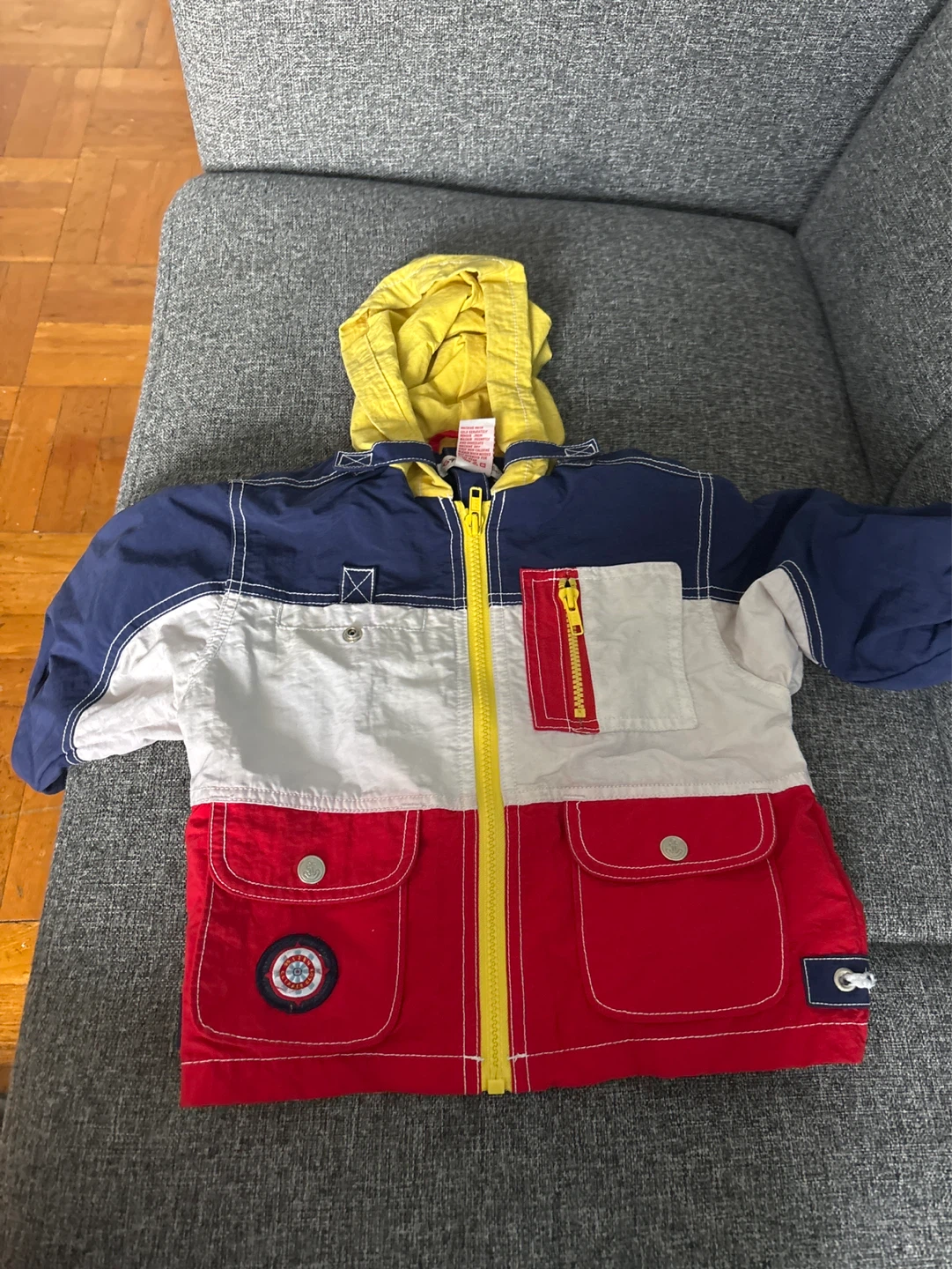 Gymboree Colorblock Hooded Jacket Size Small⚽️