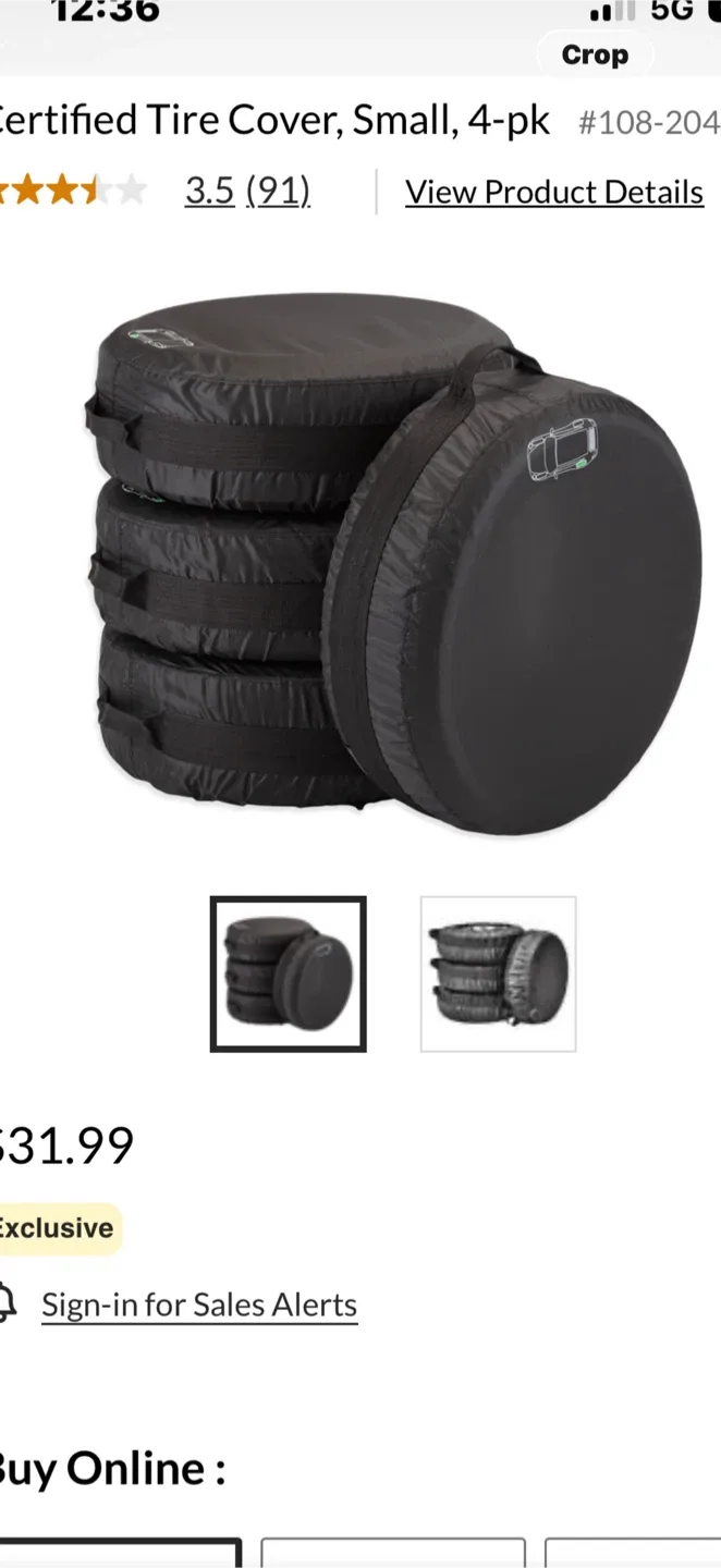 Tire storage mobile rack and tire cover - photo 2
