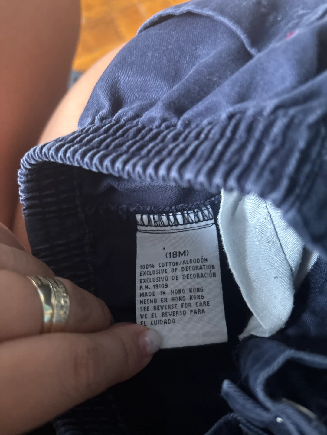 Sincerely Poor Navy Blue Pants Size 18M⚽️ - photo 2
