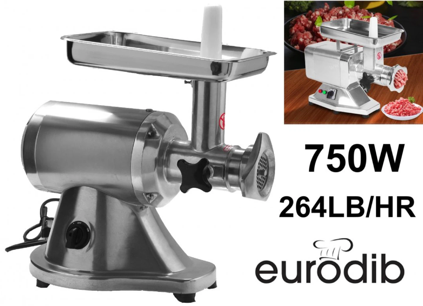 Eurodib 750W Meat Grinder - photo 4