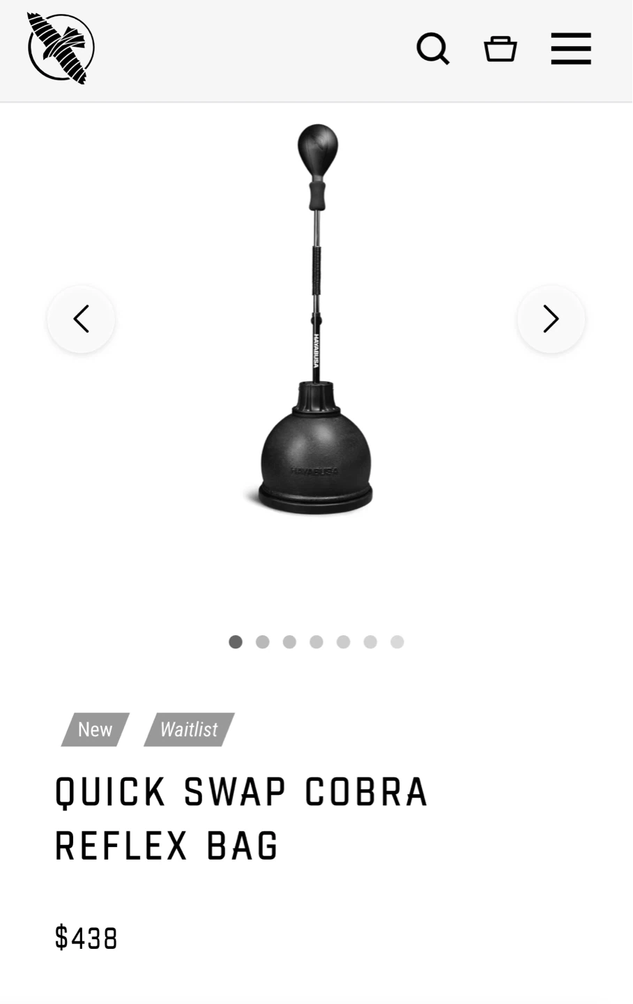 🥊 Premium Hayabusa Quick Swap Cobra Reflex Bag - photo 4