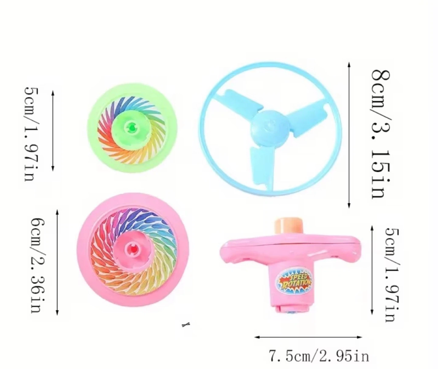 Spinning Tops Toy Set (5packs) - photo 4