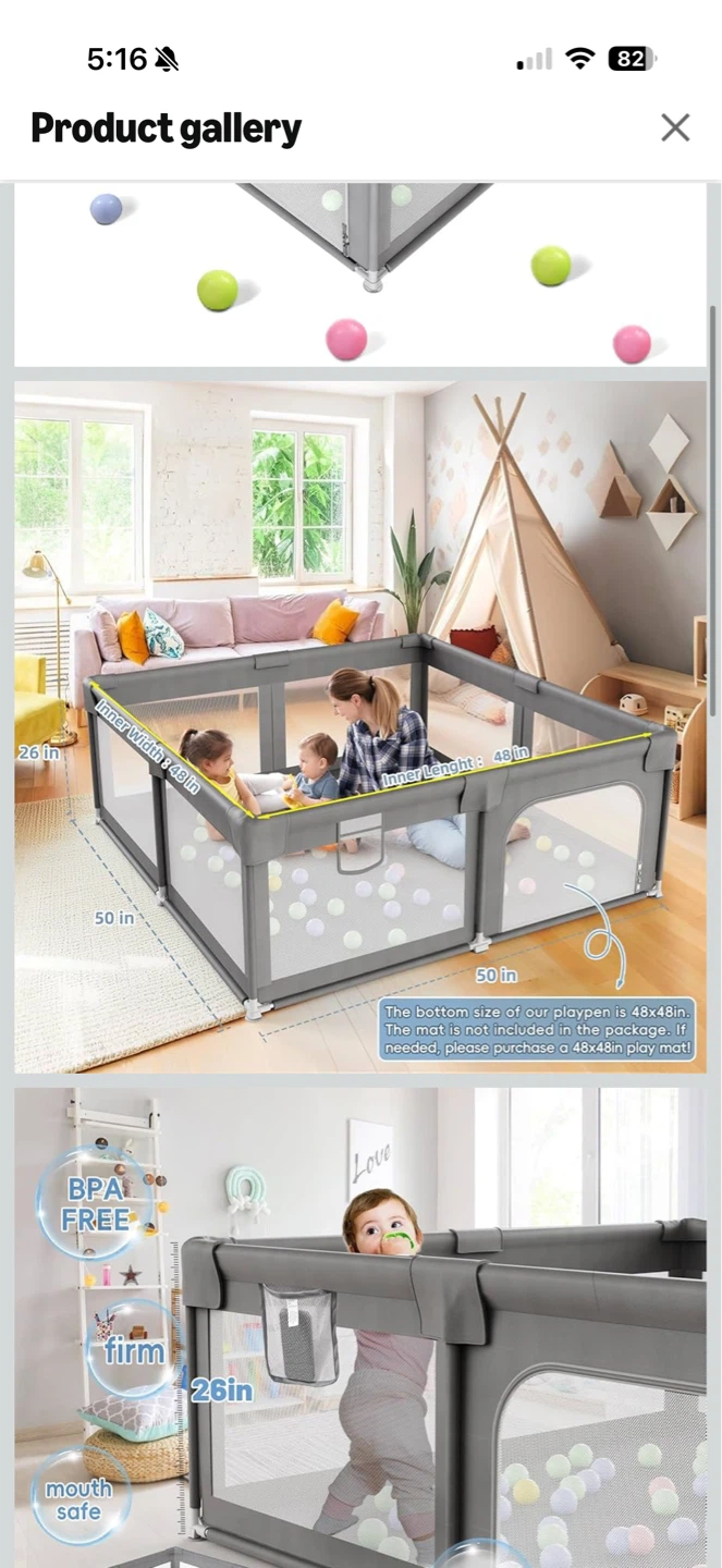 Palopalo Baby Playpen 50"x50" - photo 2