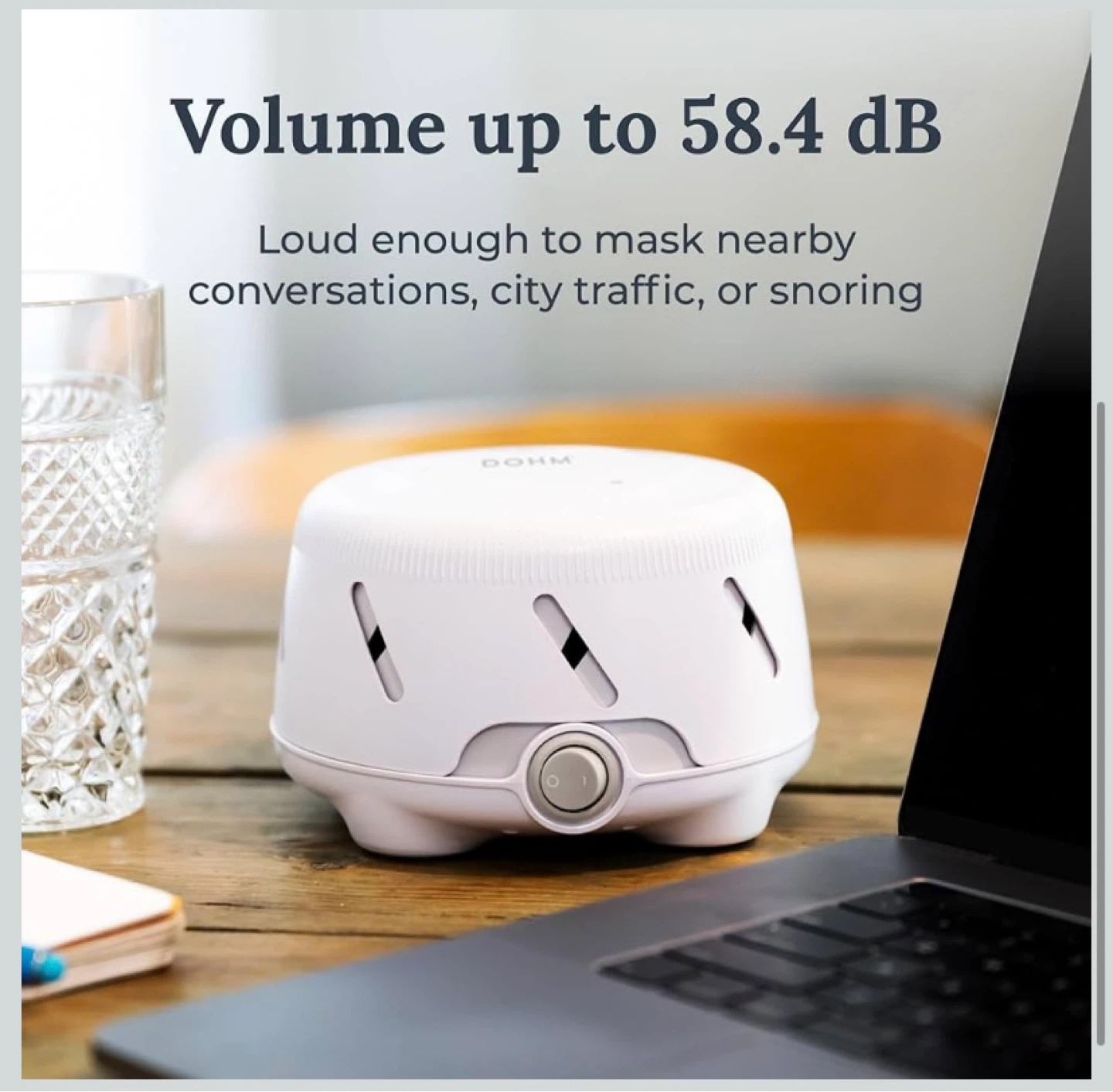 New Yogasleep Dohm Uno Real Fan White Noise Sound Machine - photo 3