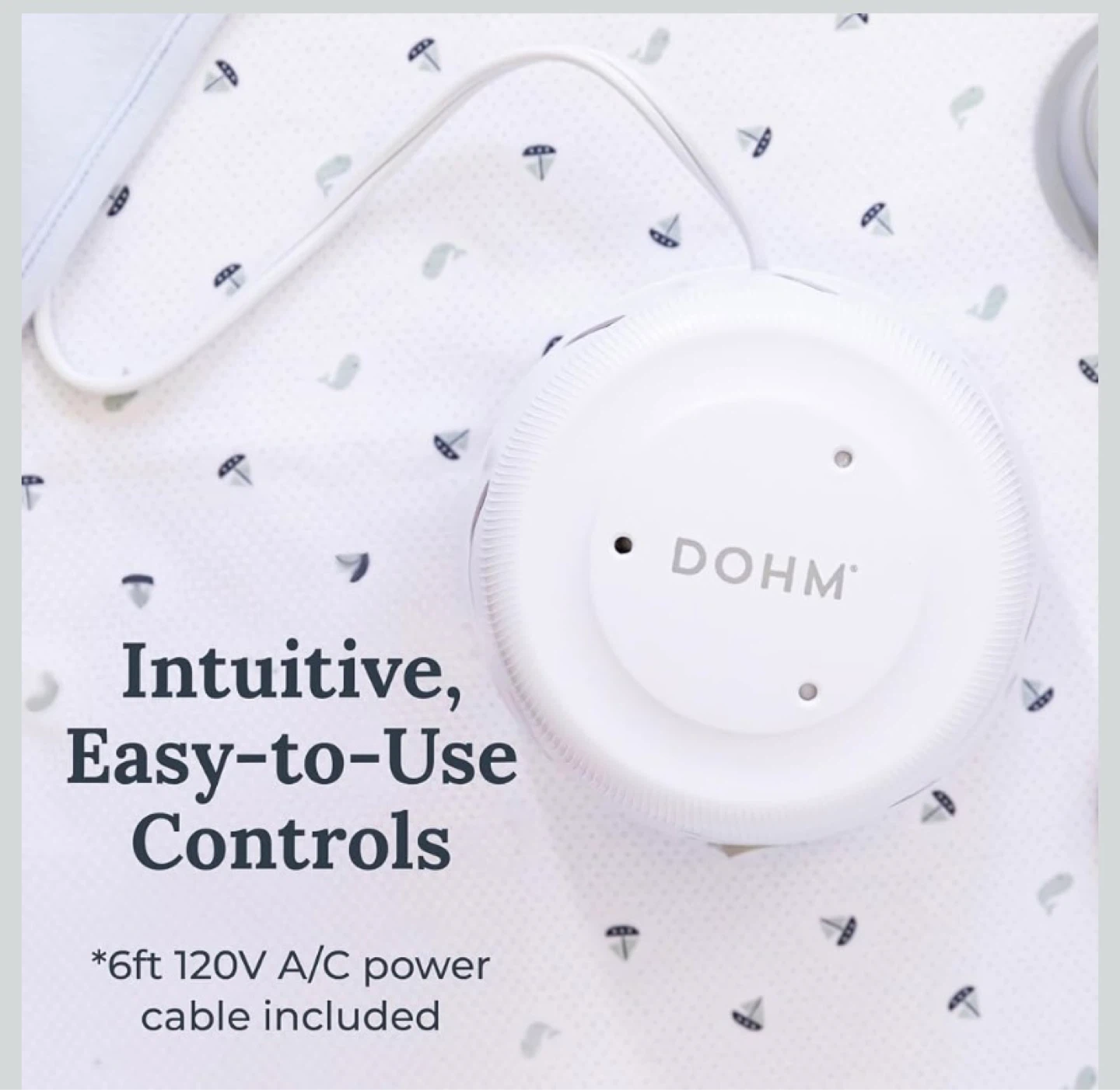 New Yogasleep Dohm Uno Real Fan White Noise Sound Machine - photo 5