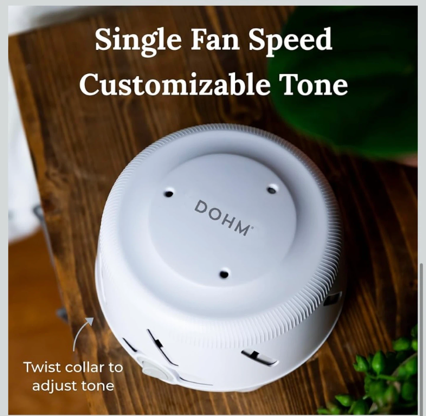 New Yogasleep Dohm Uno Real Fan White Noise Sound Machine - photo 4