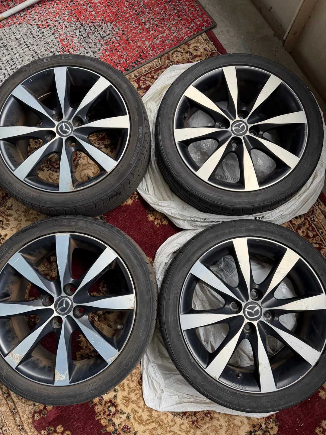 Mazda Rims with tires - photo 5