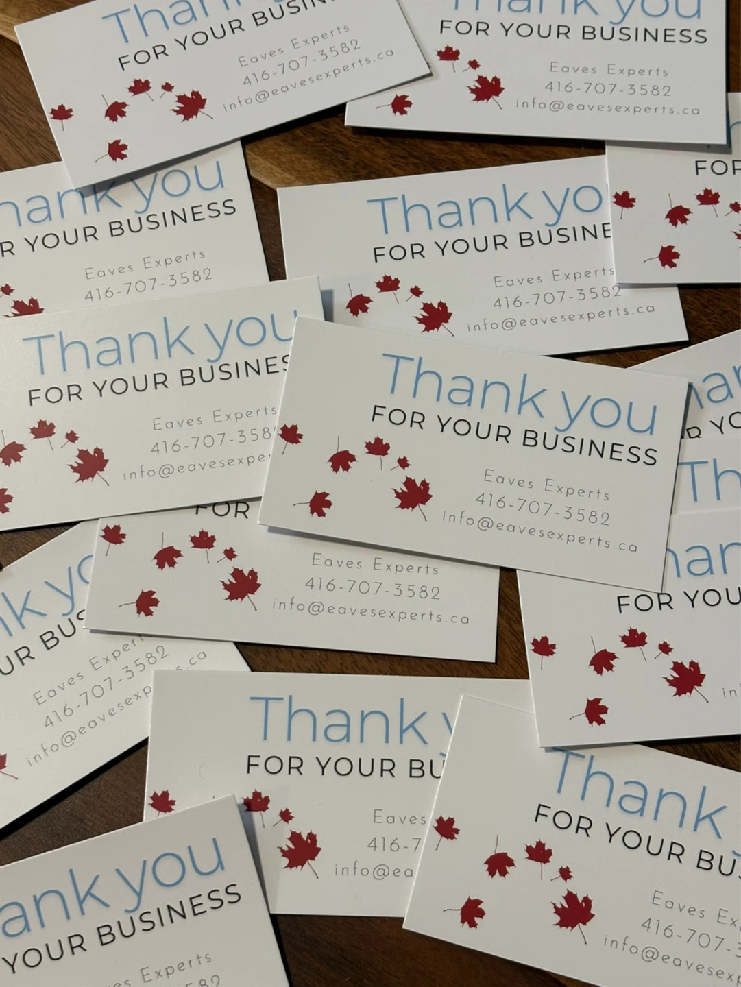 Custom business cards