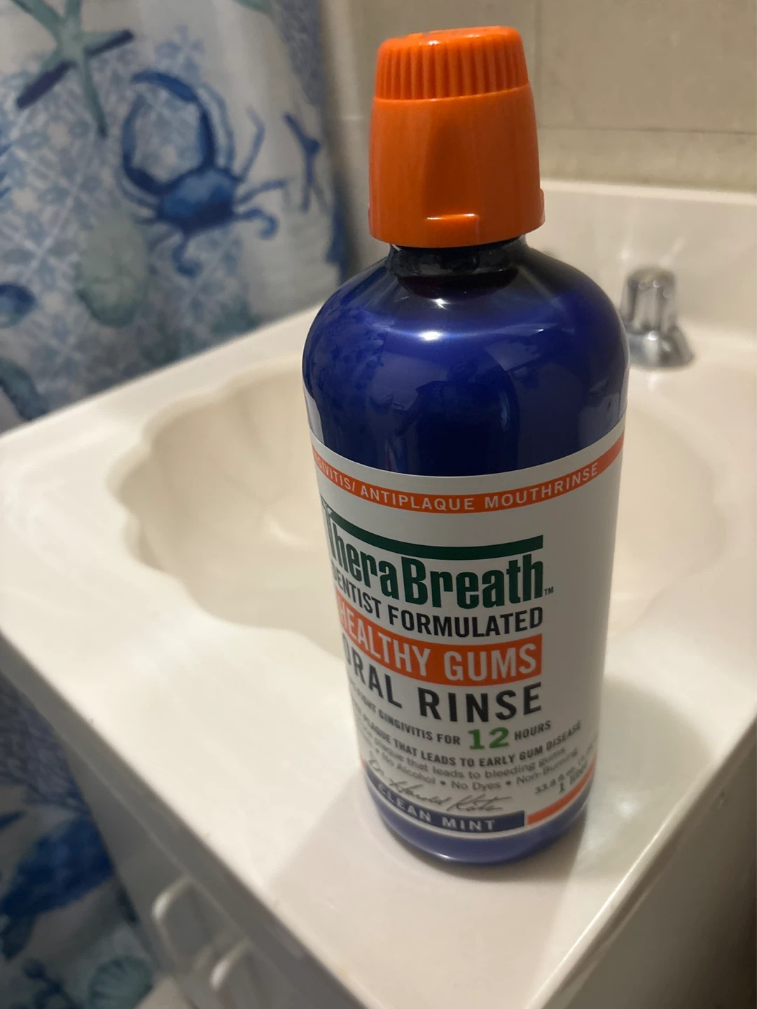 TheraBreath Healthy Gums Oral Rinse - Clean Mint⚽️