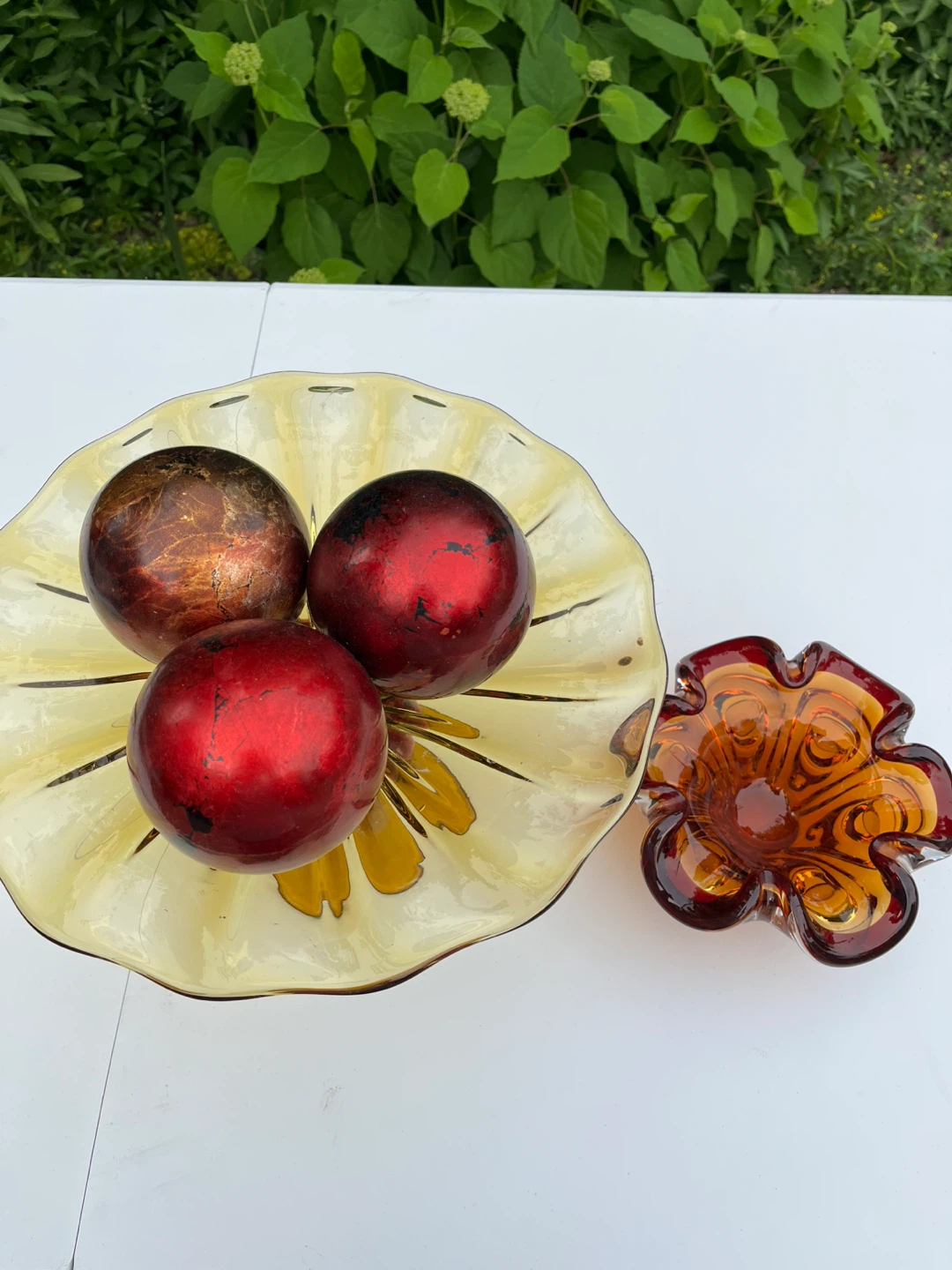 Decorative Glass Bowl and Orbs - photo 3