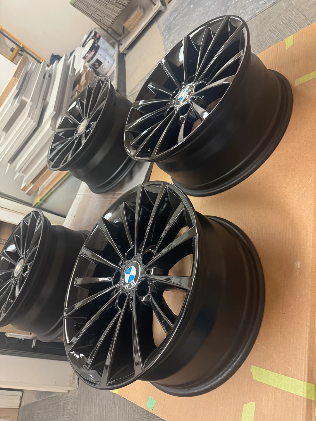 17” OEM BMW wheels (gloss black) - photo 3