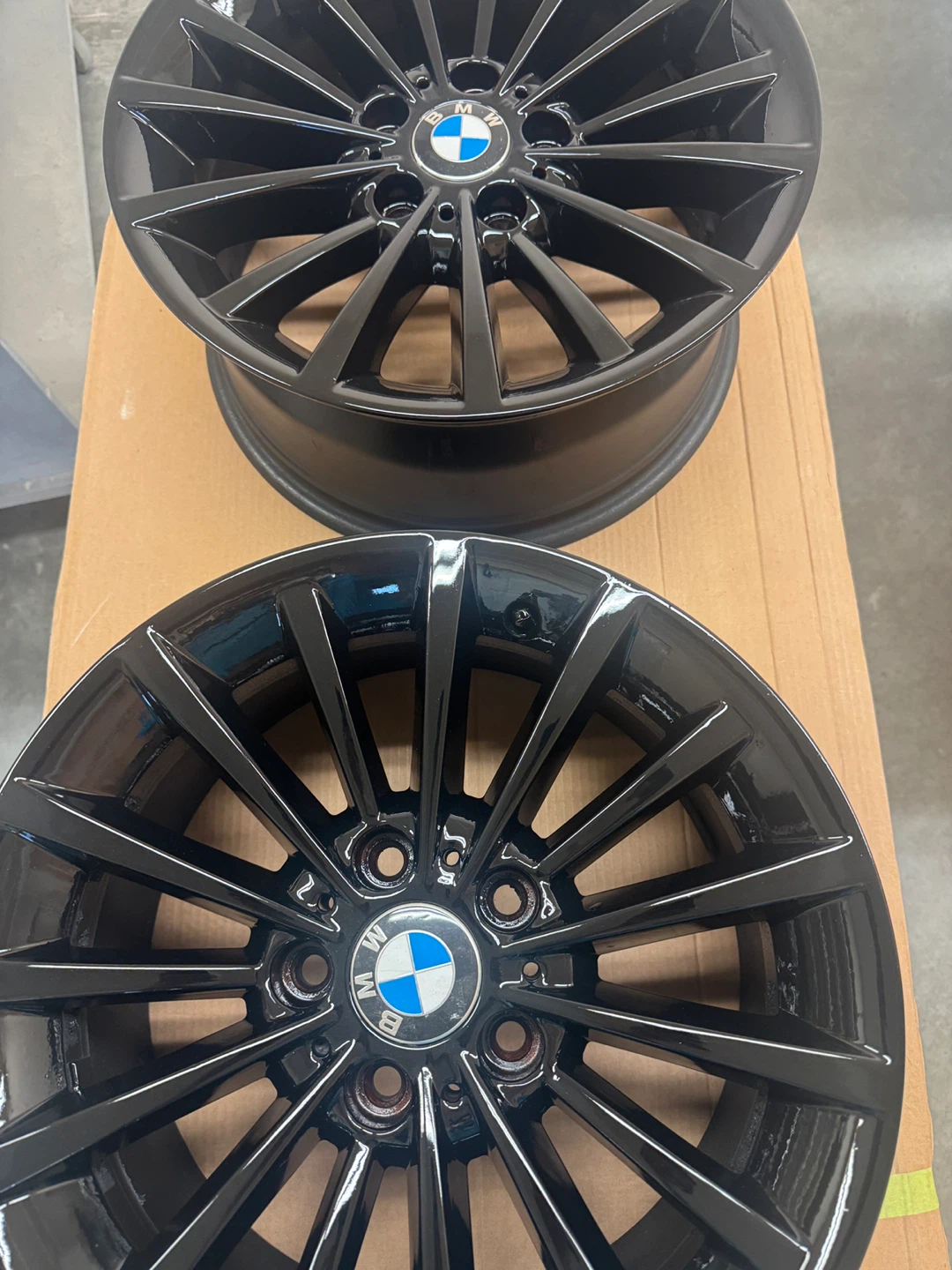 17” OEM BMW wheels (gloss black)