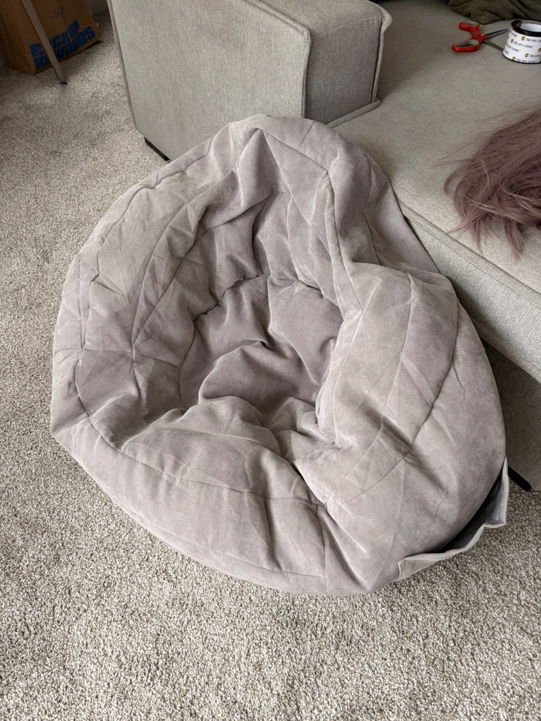 Corduroy Bean Bag Chair