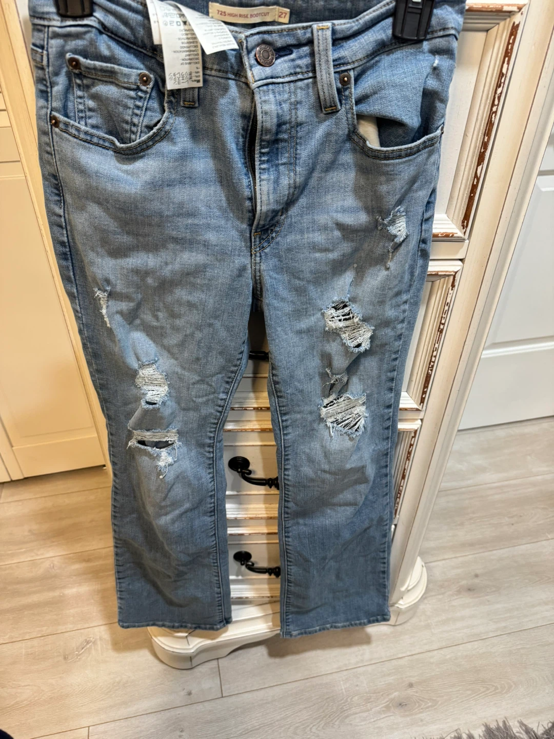 Levi's 725 High Rise Bootcut Jeans Size 27 - photo 5