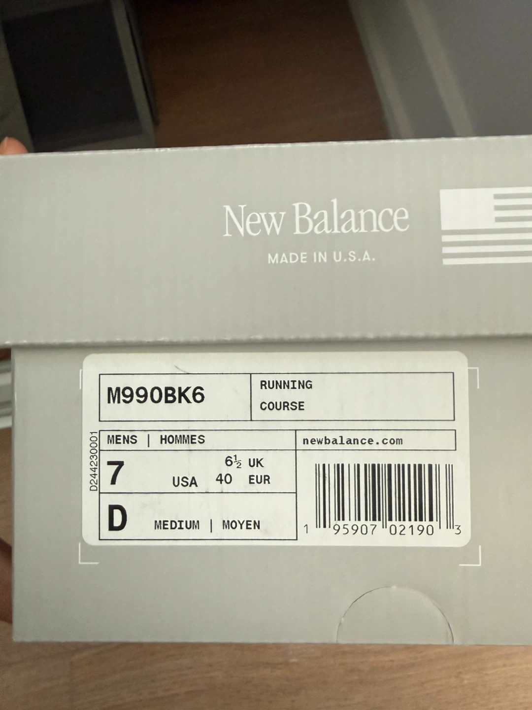 New Balance 990v6 Made in USA - Size 7 - photo 3