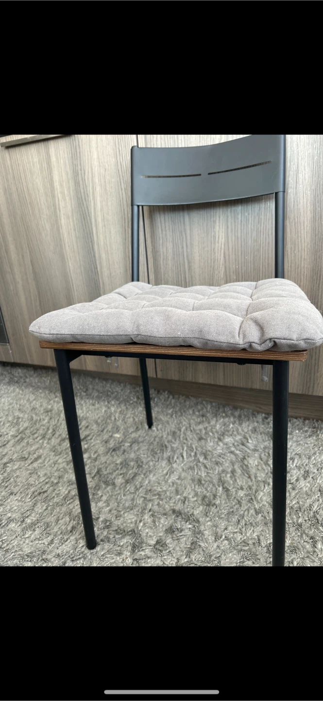2 IKEA VIPPÄRT Chair Pads - Dark Gray - photo 2
