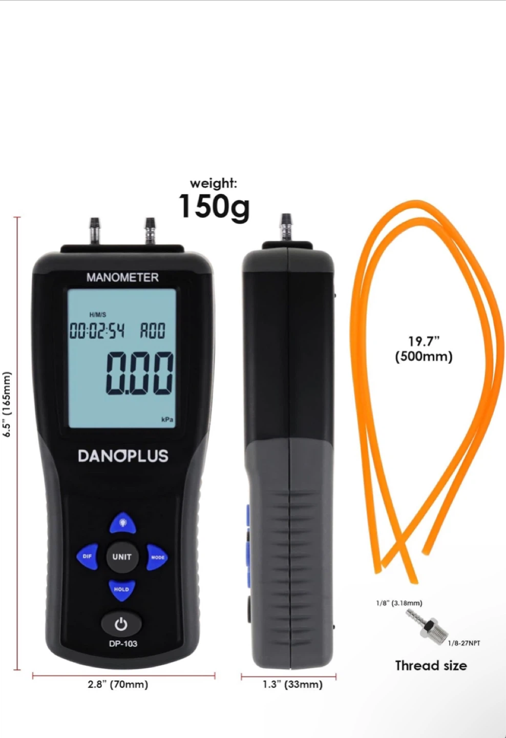 Danoplus DP-103 Digital Manometer