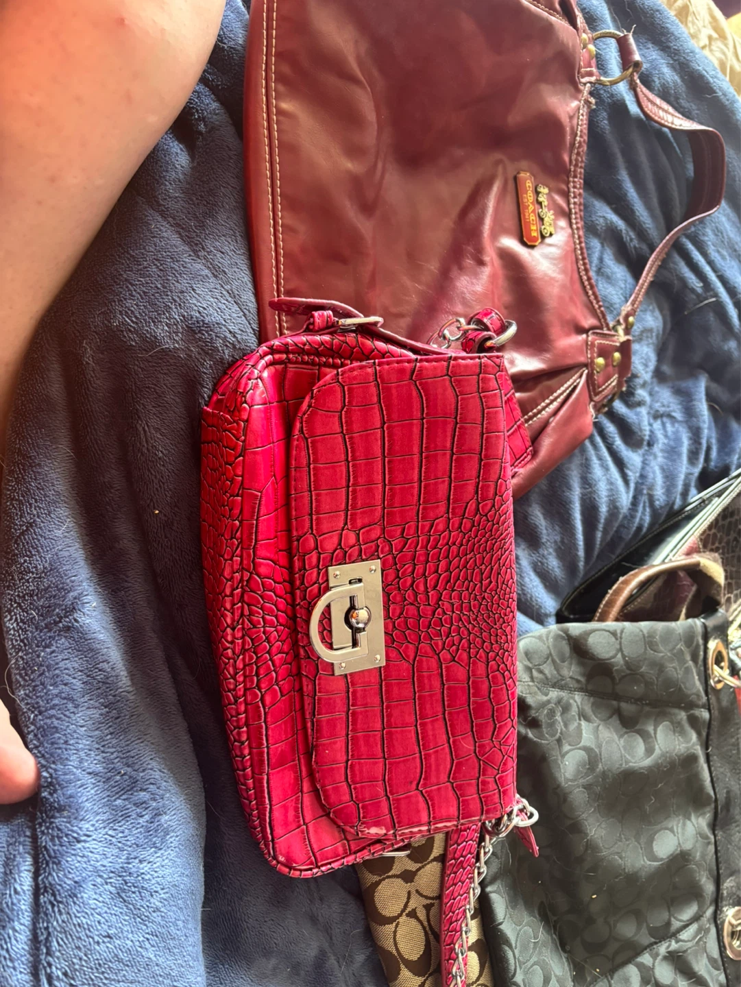 Coach Monogrammed Shoulder Bag - photo 3