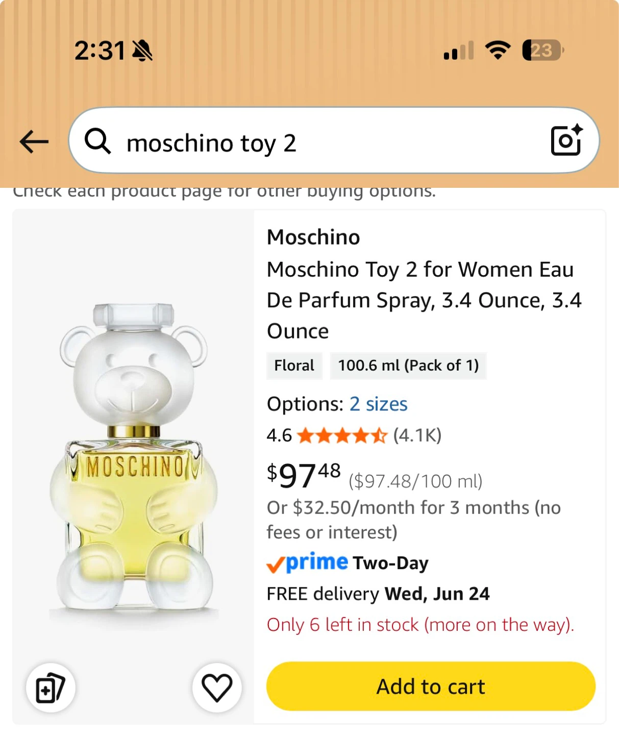Moschino Toy 2 Eau de Parfum Spray.  100 ml ⚽ - photo 2