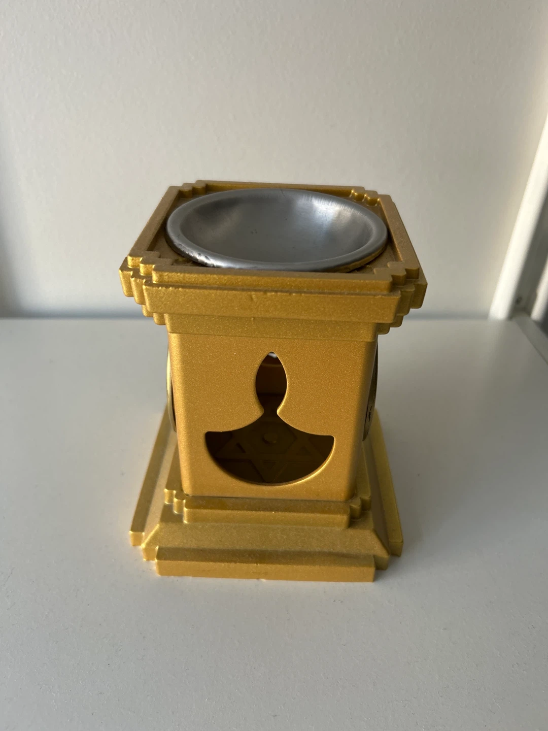 Gold Tone Ganesha Incense Burner ⚽ - photo 2