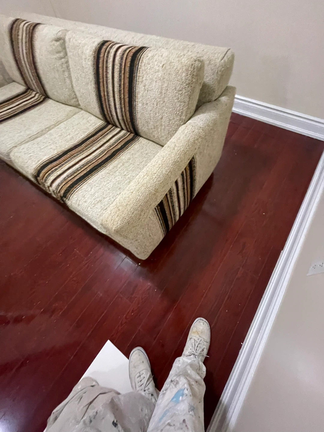 Vintage Striped Sofa - photo 2