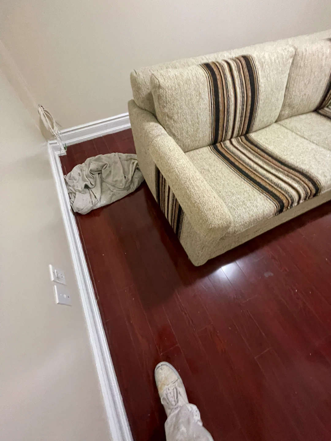 Vintage Striped Sofa