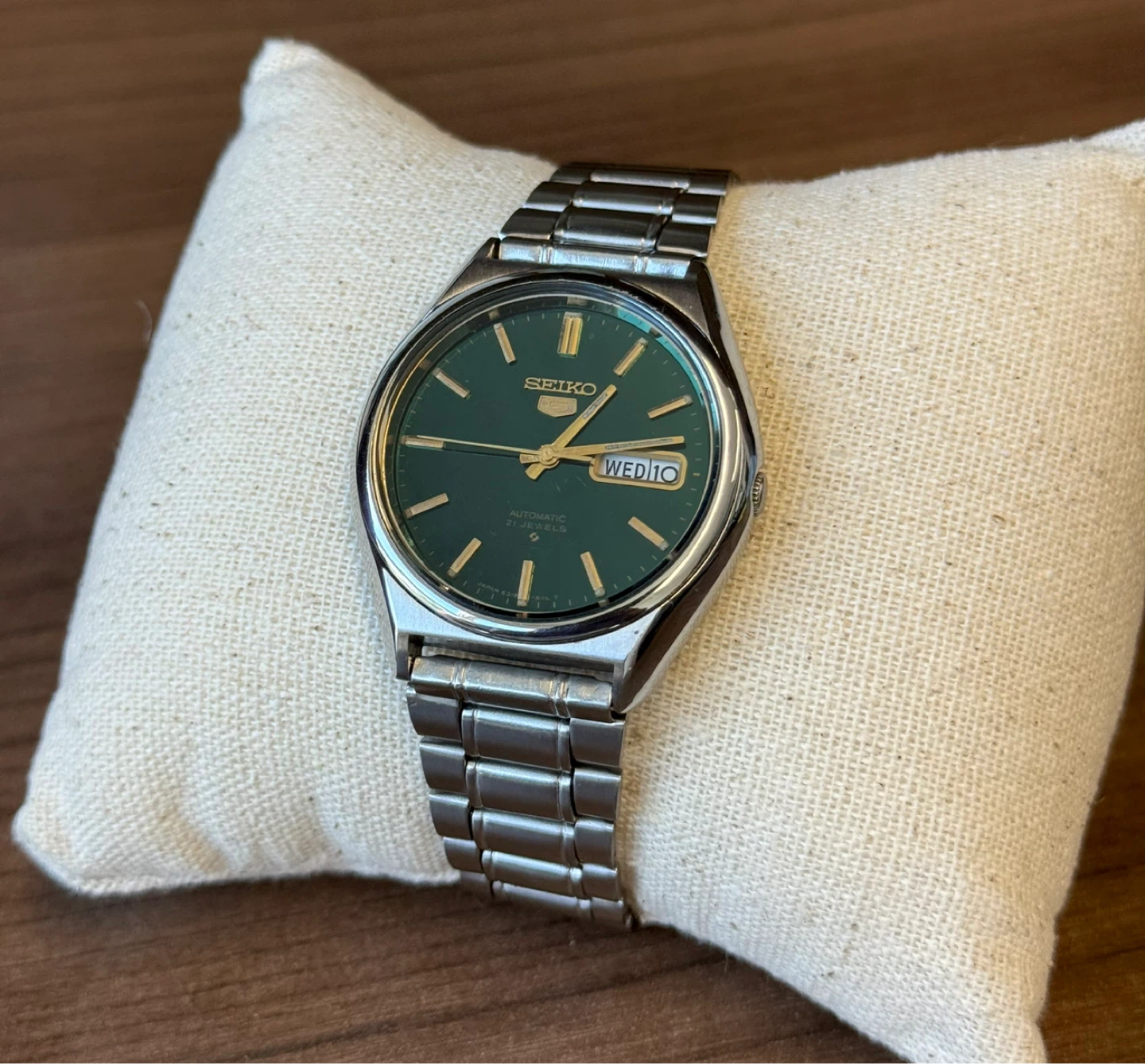 Seiko 5 Automatic Men’s Watch(6319) - Emerald Green Dial - photo 2