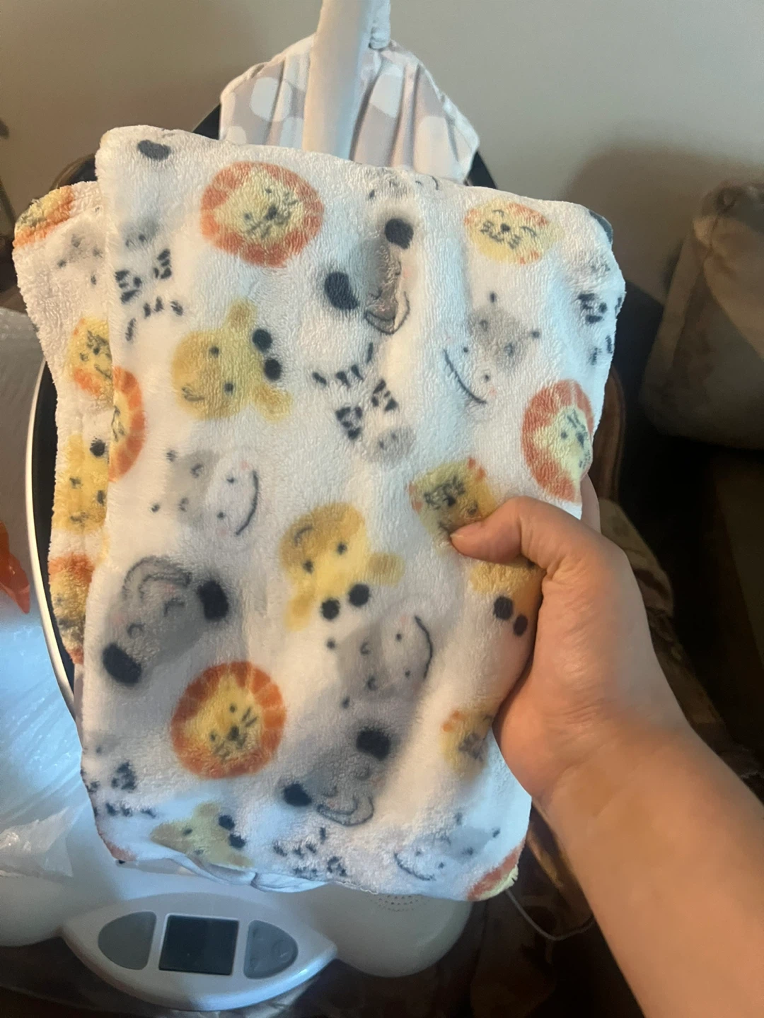 Baby Blanket with Cute Animal Print ⚽