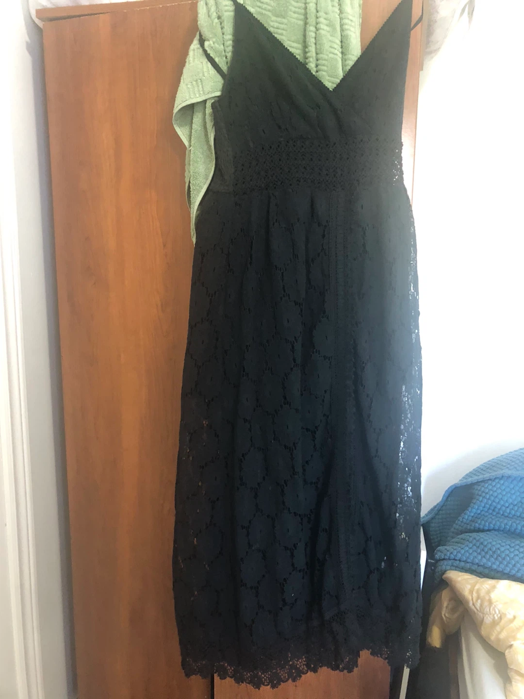 Black Lace Maxi Dress - photo 4