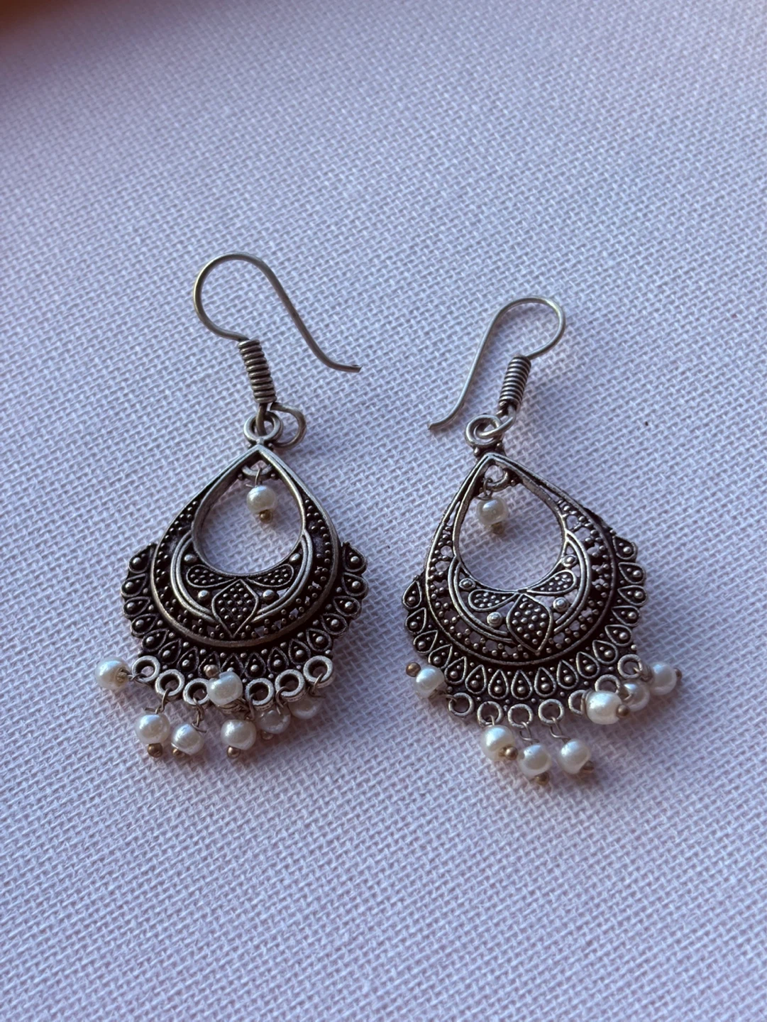 Silver Tone Dangle Earrings - photo 2