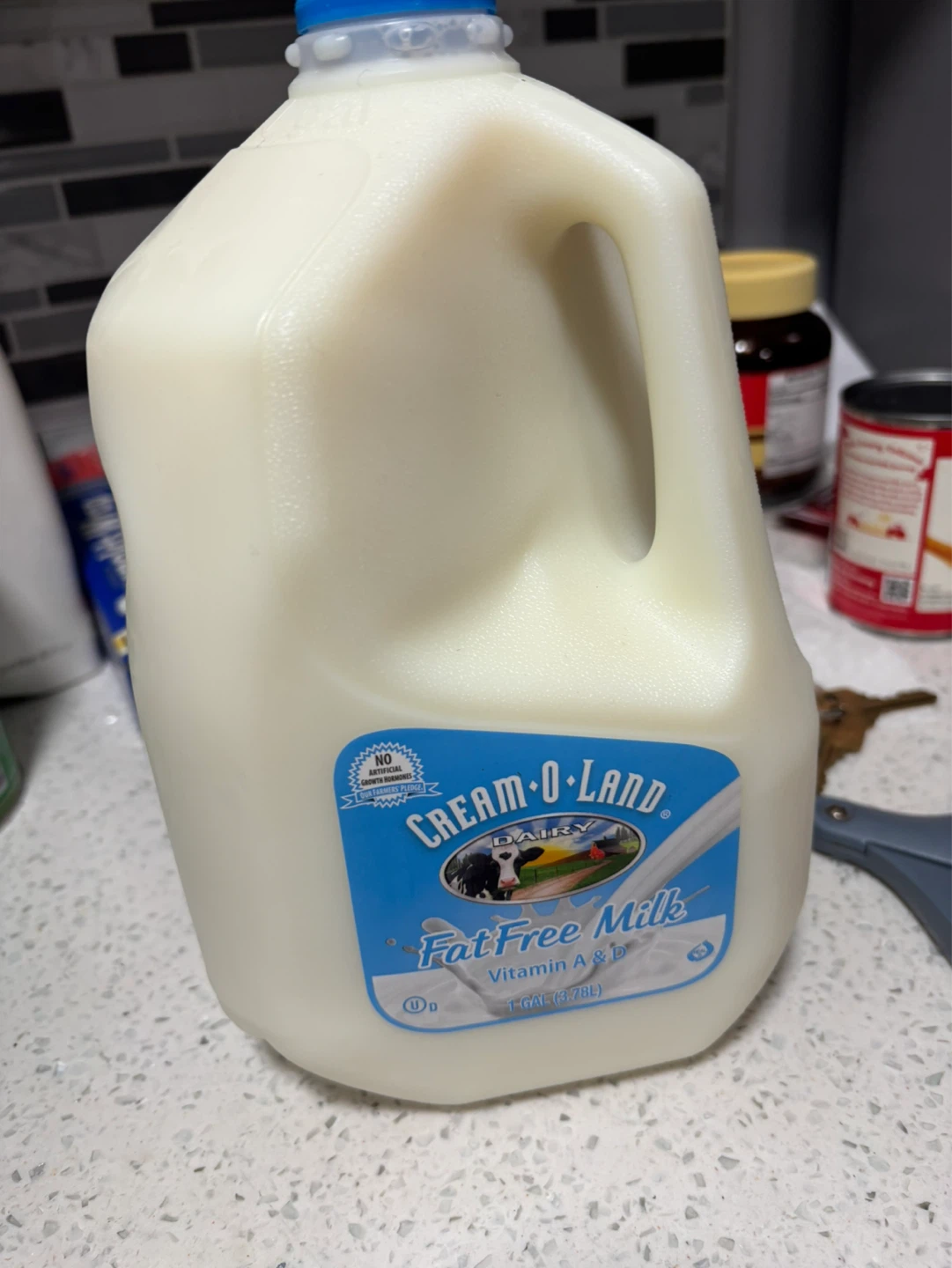 Cream-O-Land Fat Free Milk 1 Gallon⚽️