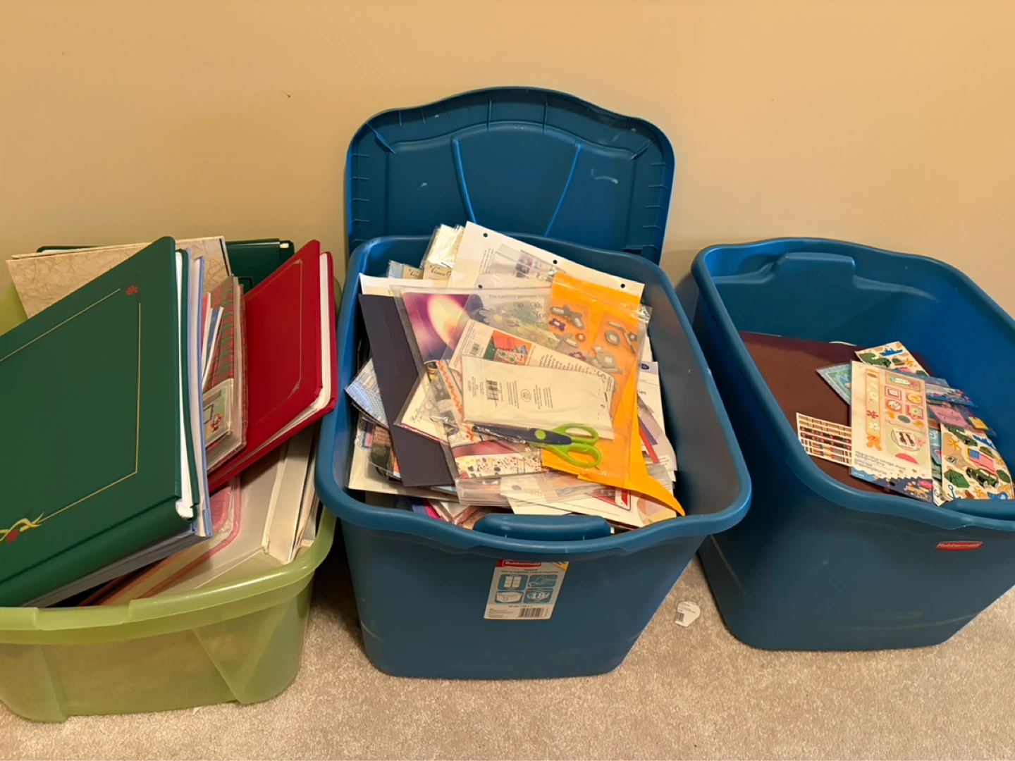 Scrapbooking and Crafting Supplies Lot
