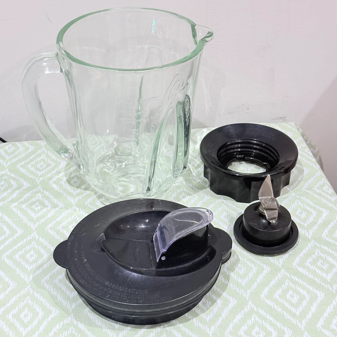 Hamilton Beach Glass Blender Jar with Lid and Blade Assembly - photo 3