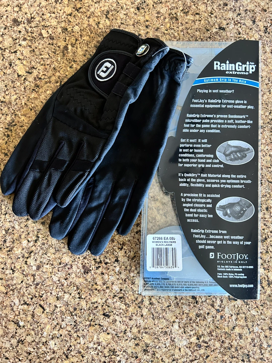 FootJoy RainGrip Women's Golf Gloves - L ⚽ - photo 2