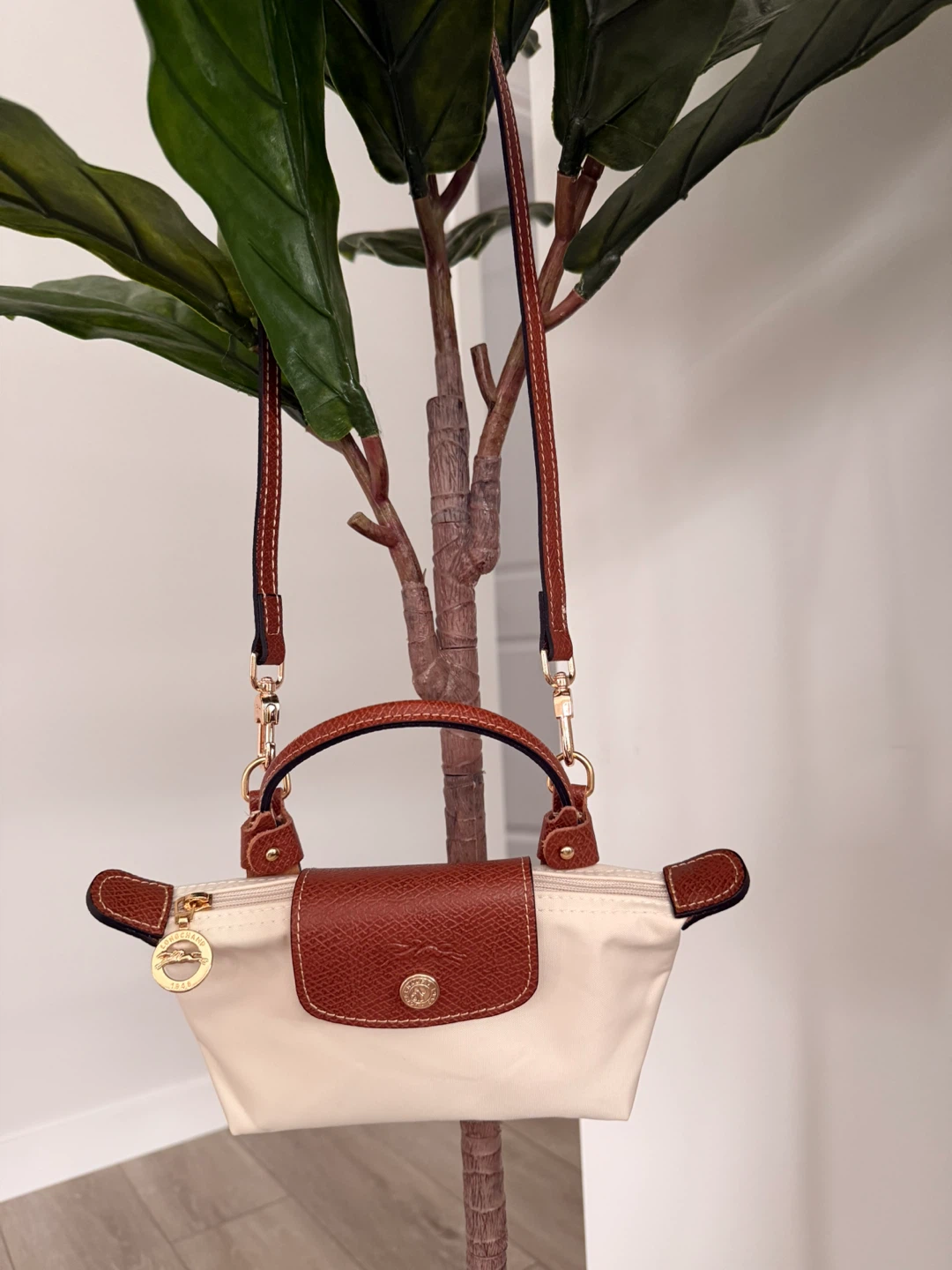Longchamp Le Pliage crossbody bag - Cream - photo 2