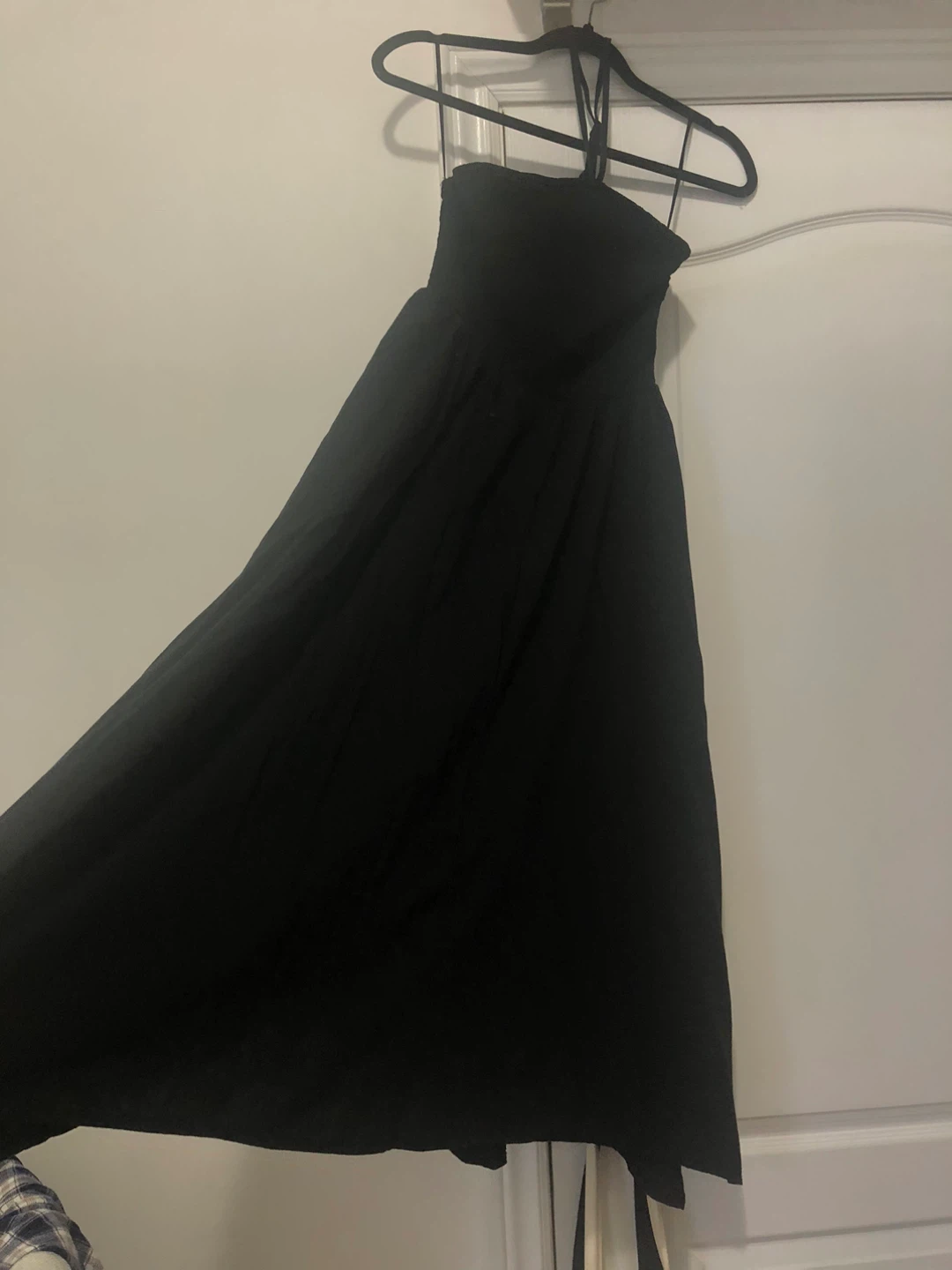 Black Strapless Midi Dress - photo 3