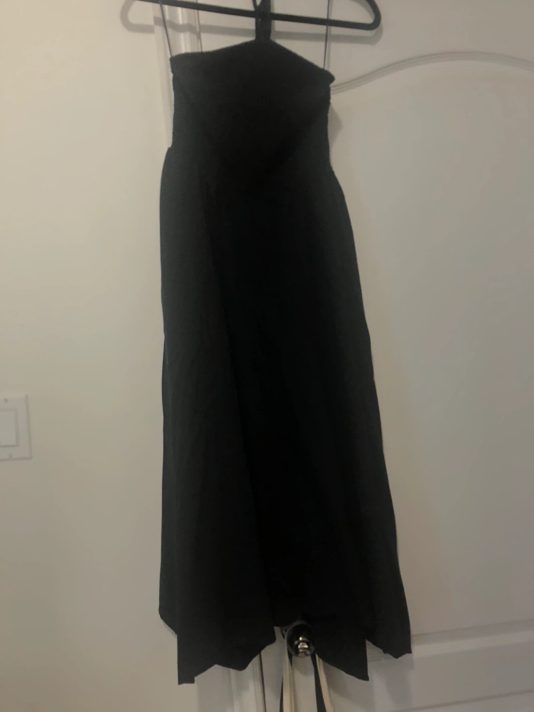 Black Strapless Midi Dress - photo 5