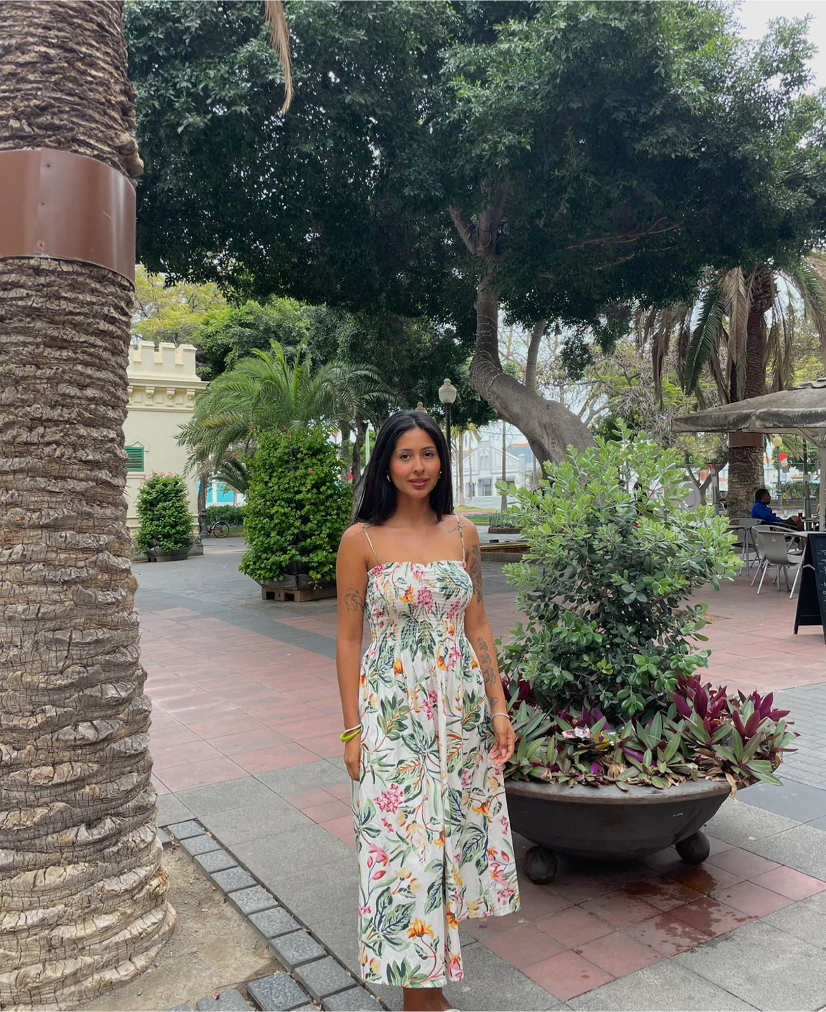 Floral Smocked Maxi Dress