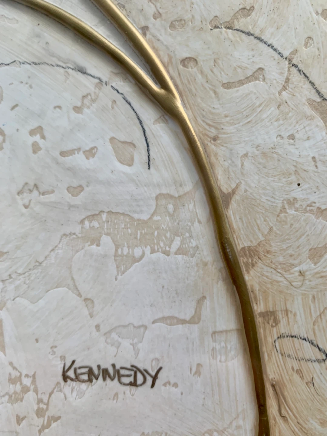 Kennedy Framed Abstract Art Piece - photo 3