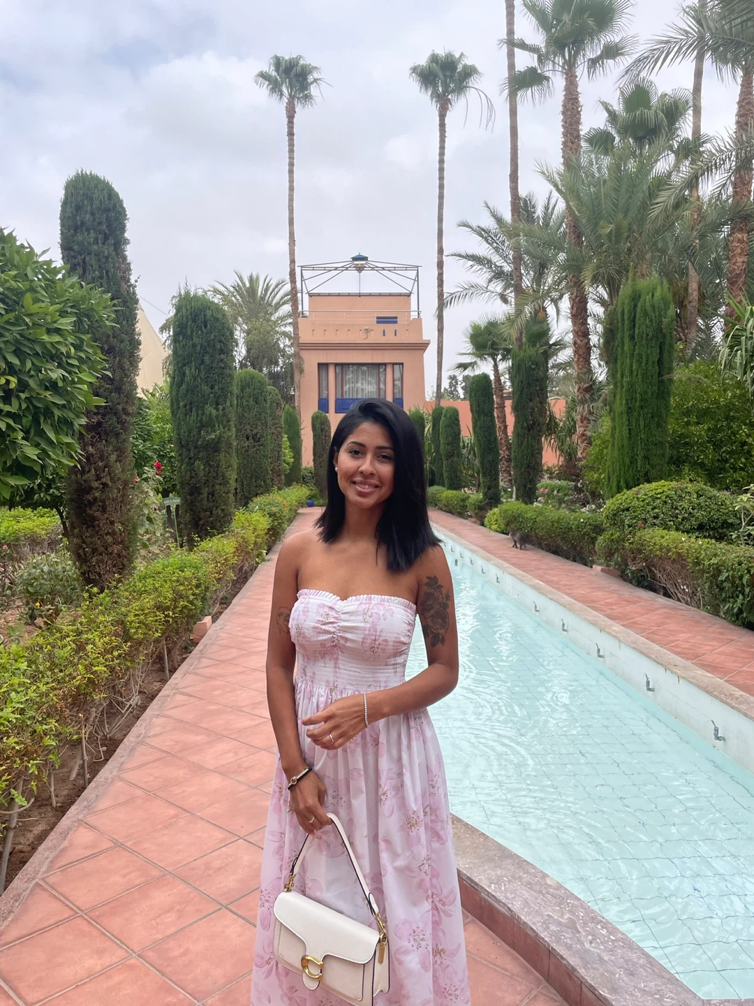 H&M Floral Smocked Maxi Dress