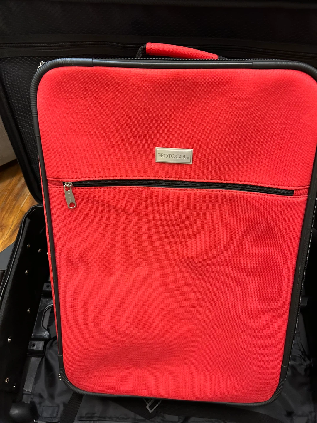 Protocol Red Carry-On Suitcase