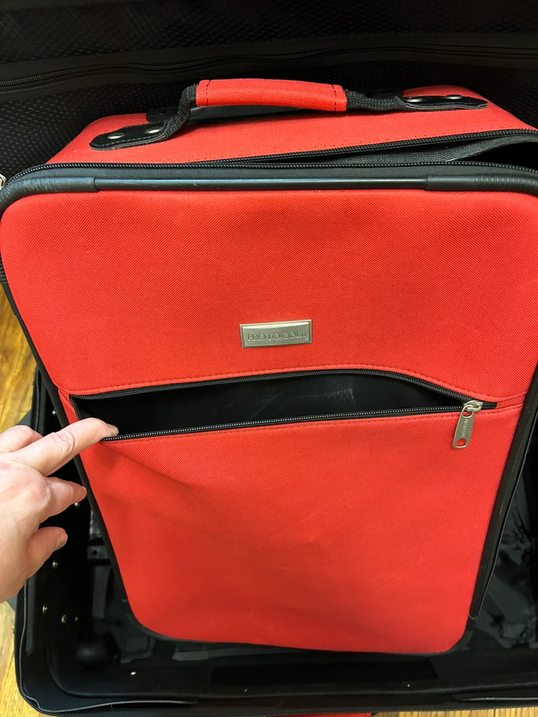 Protocol Red Carry-On Suitcase - photo 2
