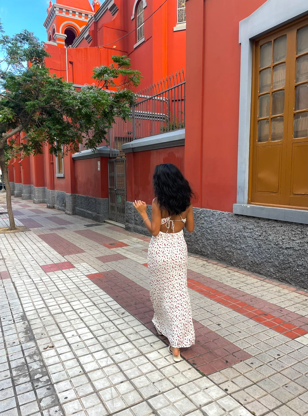 Bershka Floral Maxi Dress