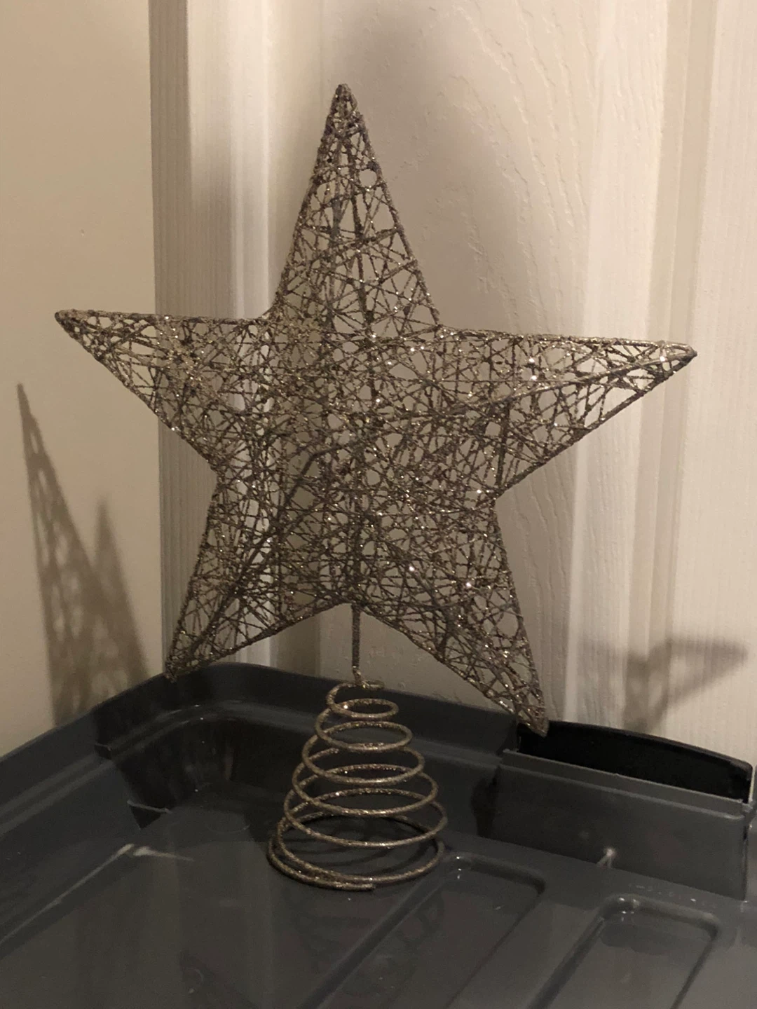 Sparkly Star Tree Topper ⚽️