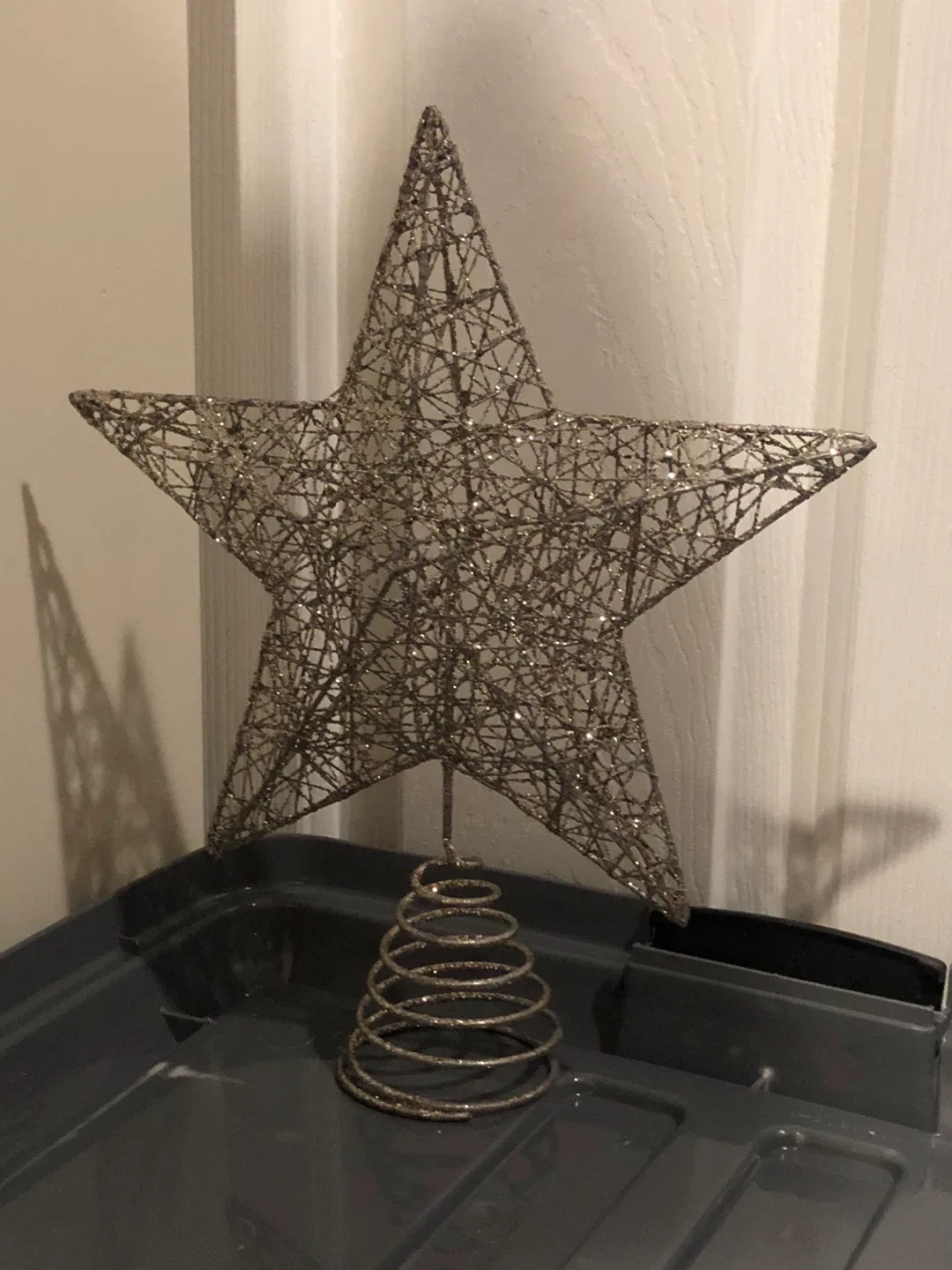 Sparkly Star Tree Topper ⚽️